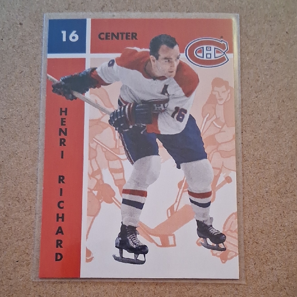 Henri Richard Hockey Card